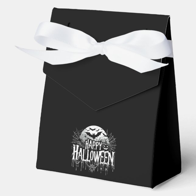 Caja Para Regalos Arte de Halloween feliz (Anverso)