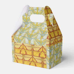 Caja Para Regalos Arte de patrón de rejilla de la naturaleza Art Nou