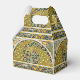 Caja Para Regalos Arte de Pavón y Vid de estilo ornamentado de Willi