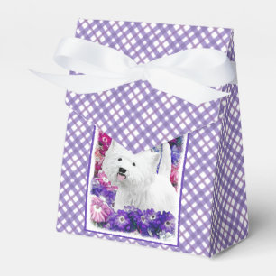 Caja Para Regalos Arte de perros pintando el territorio blanco de We