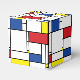 Caja Para Regalos Arte Moderno De Stijl Geométrico Minimalista Mondr