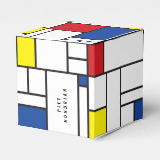 Caja Para Regalos Arte Moderno De Stijl Geométrico Minimalista Mondr