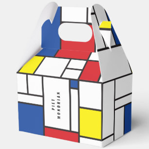 Caja Para Regalos Arte Moderno De Stijl Geométrico Minimalista Mondr