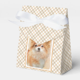 Caja Para Regalos Arte original de la pintura de perro de Chihuahua,