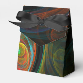 Caja Para Regalos Arte resumido azul de renacimiento