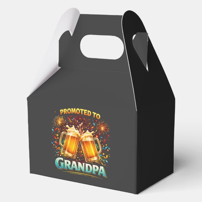 Caja Para Regalos Ascendido a Abuelo Futuro (Anverso)