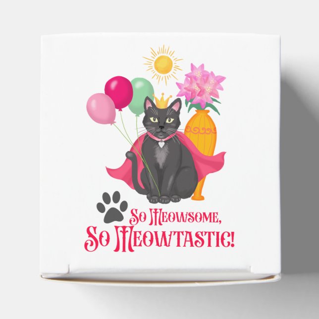 Caja Para Regalos Así Que Meowsome, ¡tan meowtastic! (Parte superior)