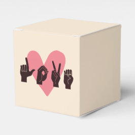 Caja Para Regalos ASL Amor IV - Día de San Valentín