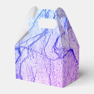 Caja Para Regalos Aspecto de mármol morado Two Tone