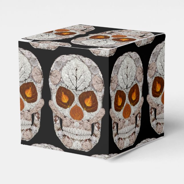 Caja Para Regalos Aspen Leaf Skull 11 (Costado Anverso)