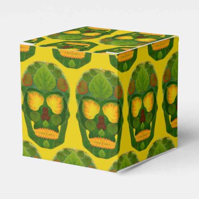 Caja Para Regalos Aspen Leaf Skull 9 (Costado Anverso)