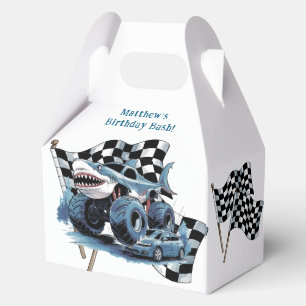 Caja Para Regalos Atentado de tiburón Monster Camión Bash de cumplea