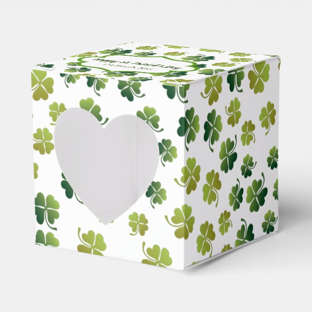 Caja Para Regalos Atracciones afortunadas para el Día de San Patrici (Anverso)
