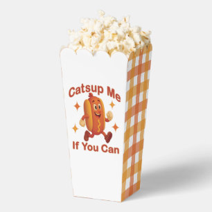 Caja Para Regalos Atrápenme Si Puedes Comer Perro Caliente - Ketchup
