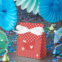 Caja Para Regalos Audaz Diseño de Amor al Corazón Rojo - Perfecto pa