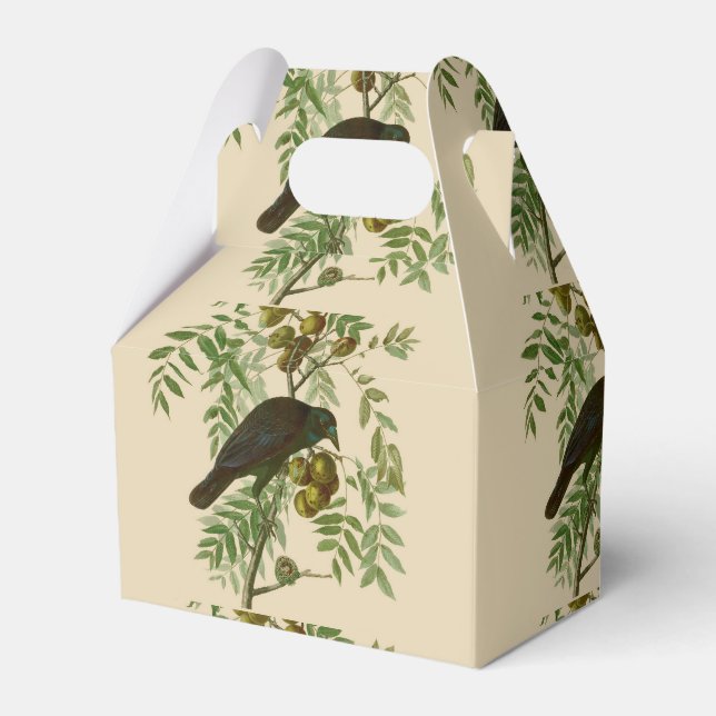 Caja Para Regalos Audubon American Crow Black Bird (Front Side)