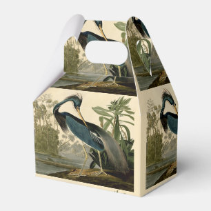Caja Para Regalos Audubon Louisiana Garza Aves América Arte