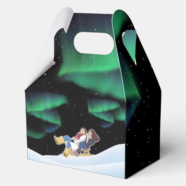 Caja Para Regalos Aurora Adventure Party Favorito Box (Reverso )