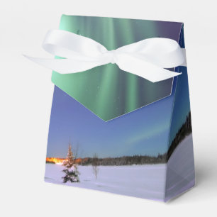 Caja Para Regalos Aurora - aurora boreal hermosa