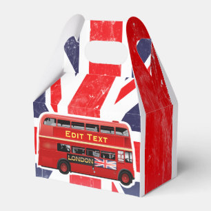 Caja Para Regalos Autobús rojo de Londres temático