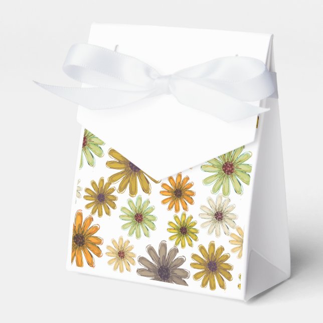 Caja Para Regalos Autumn Bouquet Favor Box (Front Side)