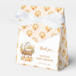 Caja Para Regalos Autumn Pumpkin Neutral Baby Shower Gracias