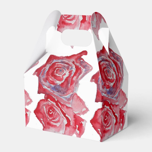 Caja Para Regalos Ave de loro arcoiris Pájaro Cumpleaños Cake Favor  (Front Side)