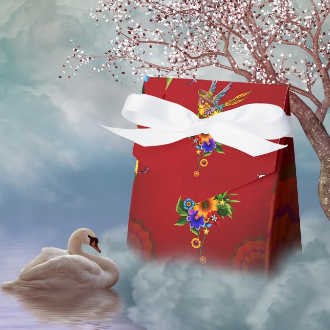 Caja Para Regalos Ave gorrona (Sugar skull bird)