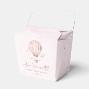Caja Para Regalos ¡Aventura espera! Baby Shower de globo aerostático