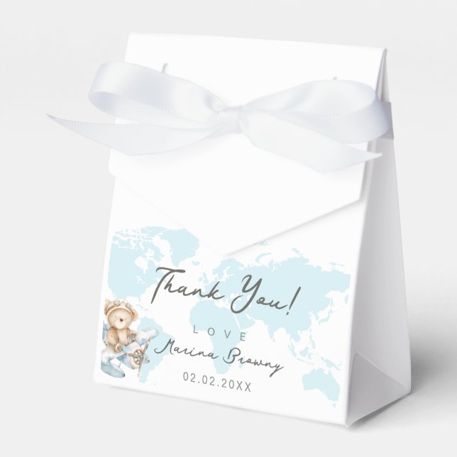 Caja Para Regalos Aventura, Oso de peluche volador (Front Side)