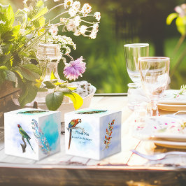 Caja Para Regalos Aves de época Ducha Bridal