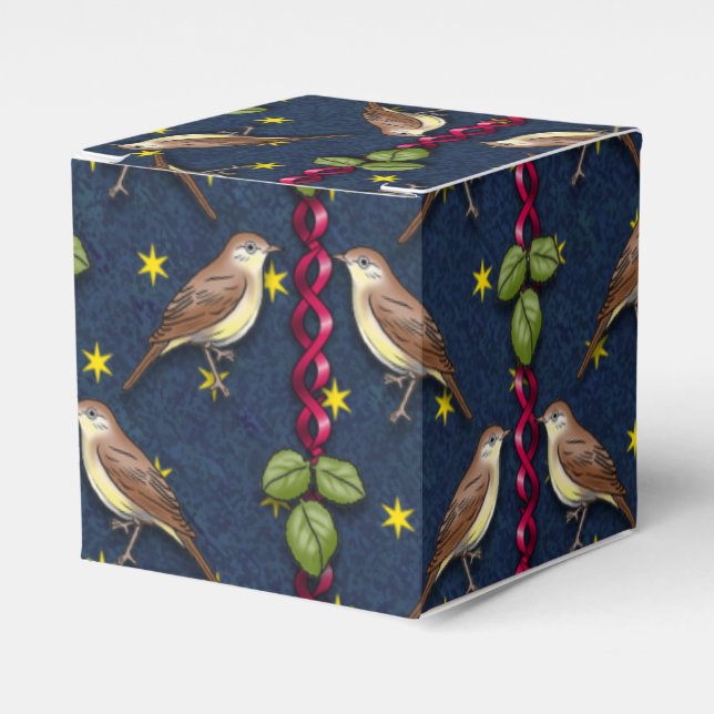 Caja Para Regalos Aves de la Canción Pequeña (Costado Anverso)