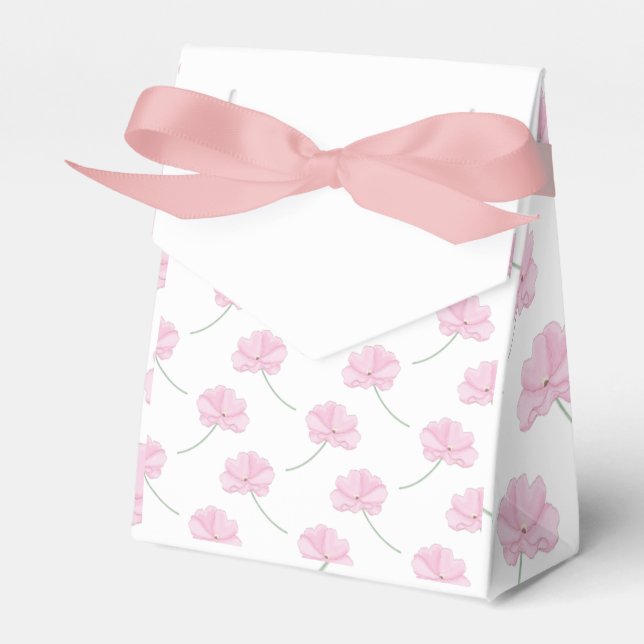 Caja Para Regalos Awakening Energy Floral Favor Box (Front Side)