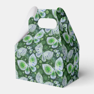 Caja Para Regalos Away Paisley Butterfly Print Green