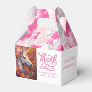 Caja Para Regalos Awesome UNICORN BALLOONS