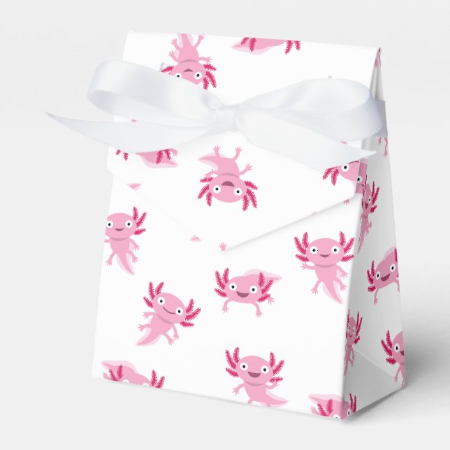 Caja Para Regalos Axolotl Favor Box (Front Side)