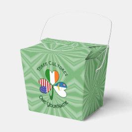 Caja Para Regalos Azores Irlanda Estados Unidos Bandera Shamrock per