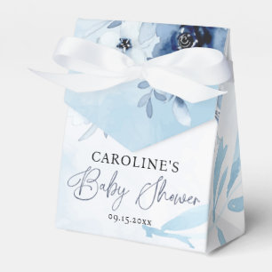 Caja Para Regalos Azul acuático es un niño Baby Shower