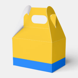 Caja Para Regalos Azul amarillo