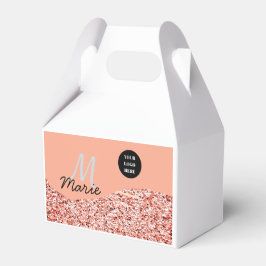 Caja Para Regalos azul brillo añadir logotipo texto gracias descuent