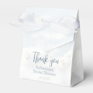 Caja Para Regalos Azul en la novena nube Elegante Agradecimiento de