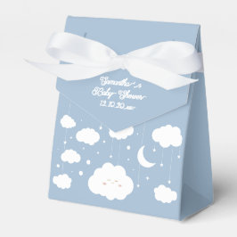 Caja Para Regalos Azul En La Nube 9 Baby Shower