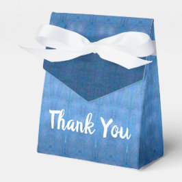 Caja Para Regalos Azul oscuro y claro