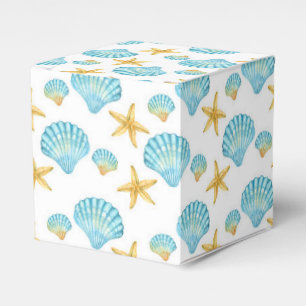Caja Para Regalos Azul y Amarillo Vida Náutica