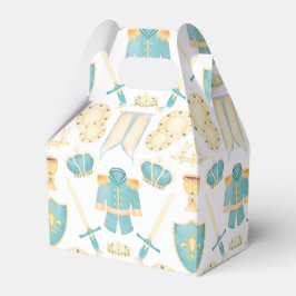 Caja Para Regalos Azul y oro acuarela Principito Cumpleaños