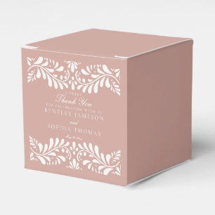 Caja Para Regalos Azulejo de Talavera Rosa Boda Fiesta de Estilo Esp