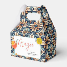 Azulejo Floral Spritz de Naranja Jugosa para Ducha