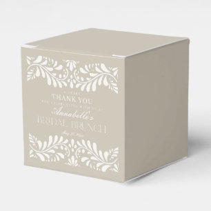 Caja Para Regalos Azulejo Talavera Beige Desayuno Nupcial Fiesta Esp
