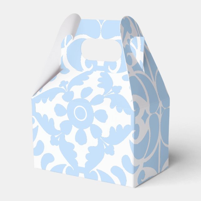 Caja Para Regalos Azulejos azules Mediterráneo portugués (Front Side)