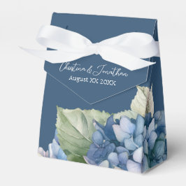 Caja Para Regalos Azules románticos flores de hortensias acuarela so